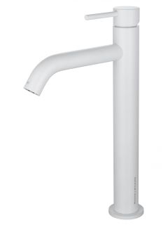 Смеситель для раковины Wonzon & Woghand WW-H1062-MW белый матовый